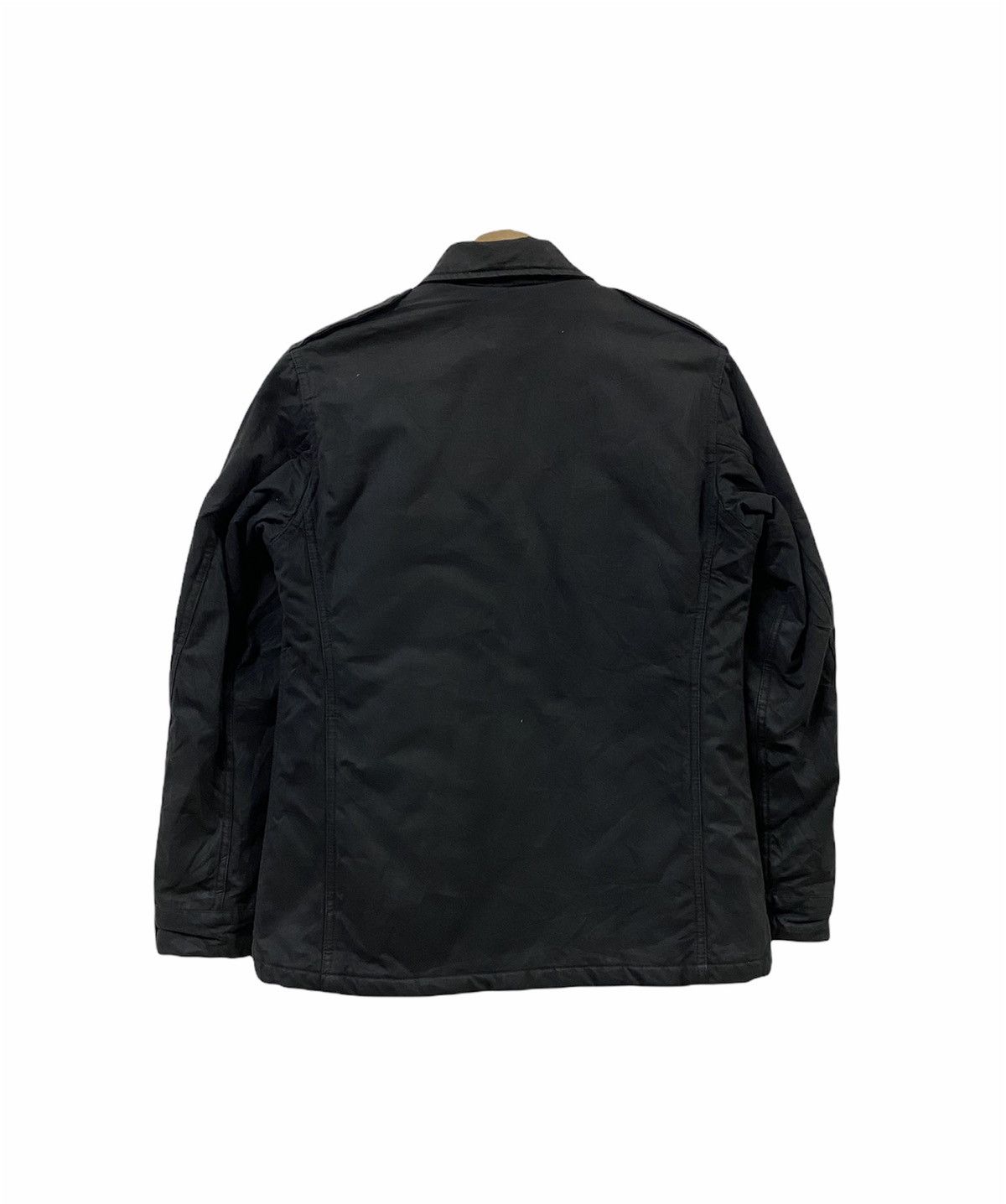 A.P.C. A.P.C Wax Coated Black Multipocket Jacket Made In France Size US S / EU 44-46 / 1 - 5 Thumbnail