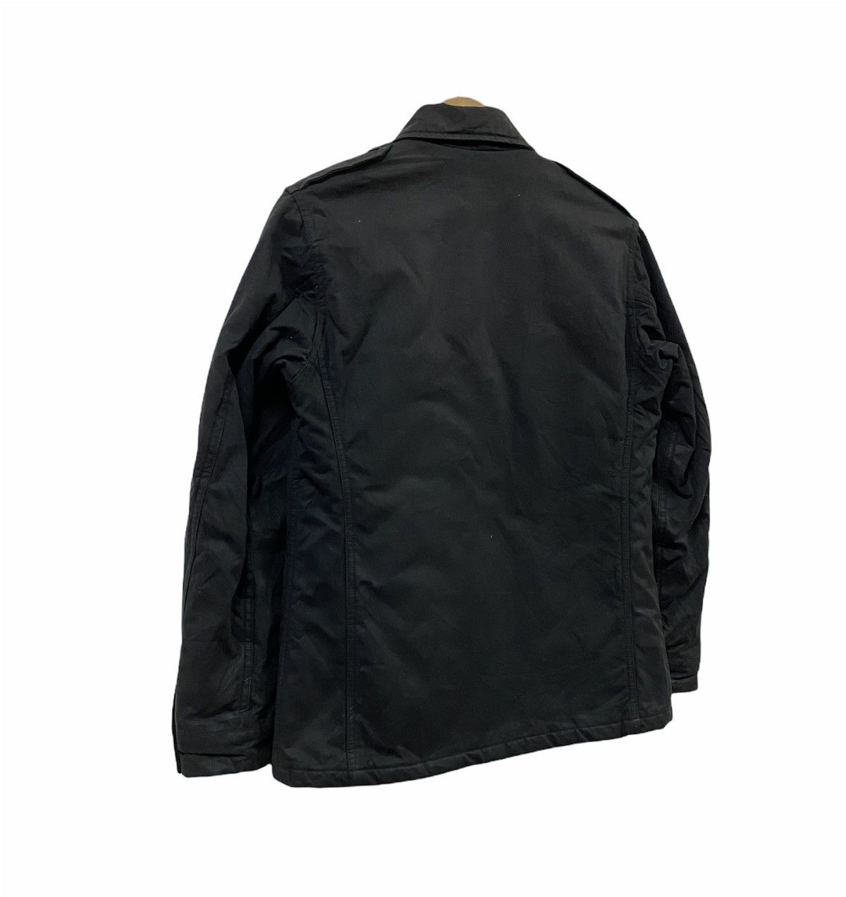A.P.C. A.P.C Wax Coated Black Multipocket Jacket Made In France Size US S / EU 44-46 / 1 - 8 Thumbnail