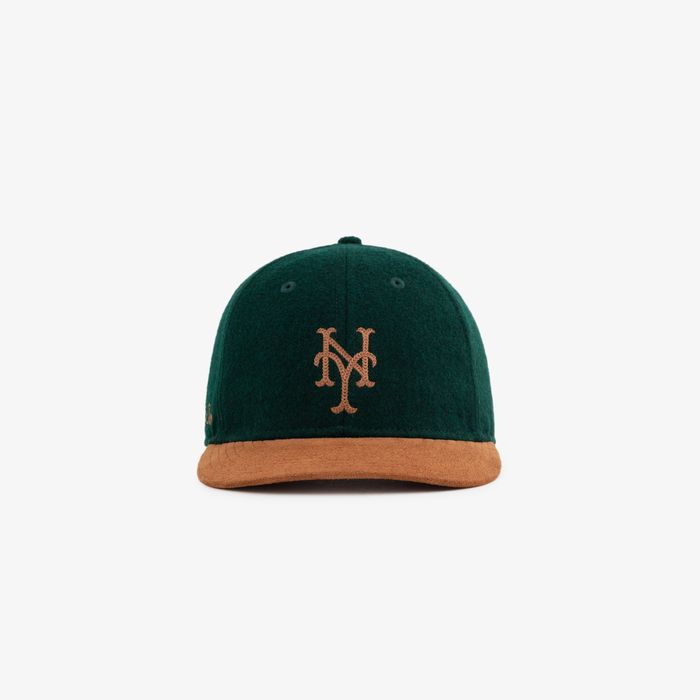 New Era ALD x New Era Melton Wool Mets Hat Green | Grailed