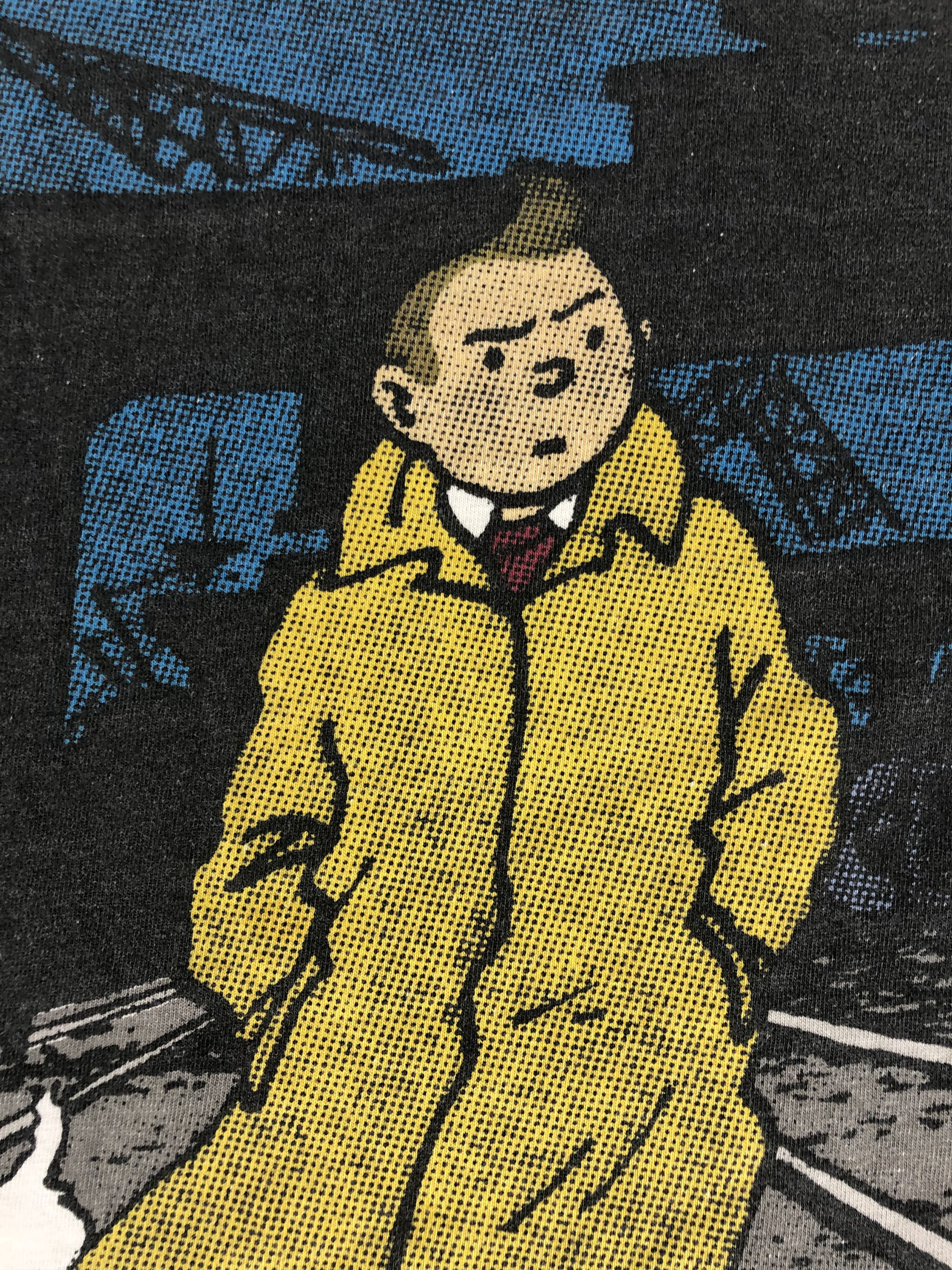 Cartoon Network Vintage 90s The Adventure Of TinTin (Marvel One Piece) Size US L / EU 52-54 / 3 - 5 Thumbnail
