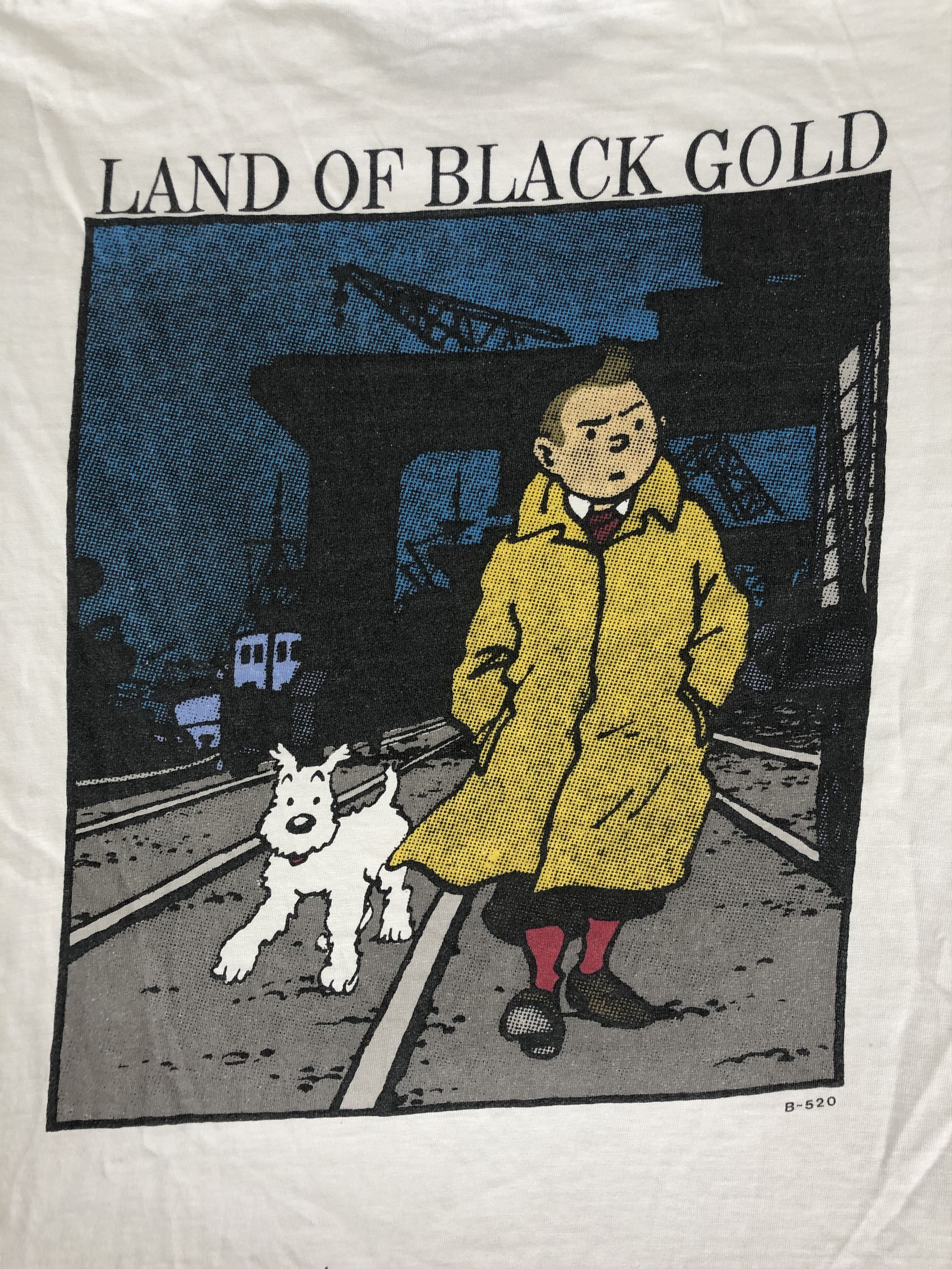 Cartoon Network Vintage 90s The Adventure Of TinTin (Marvel One Piece) Size US L / EU 52-54 / 3 - 4 Thumbnail
