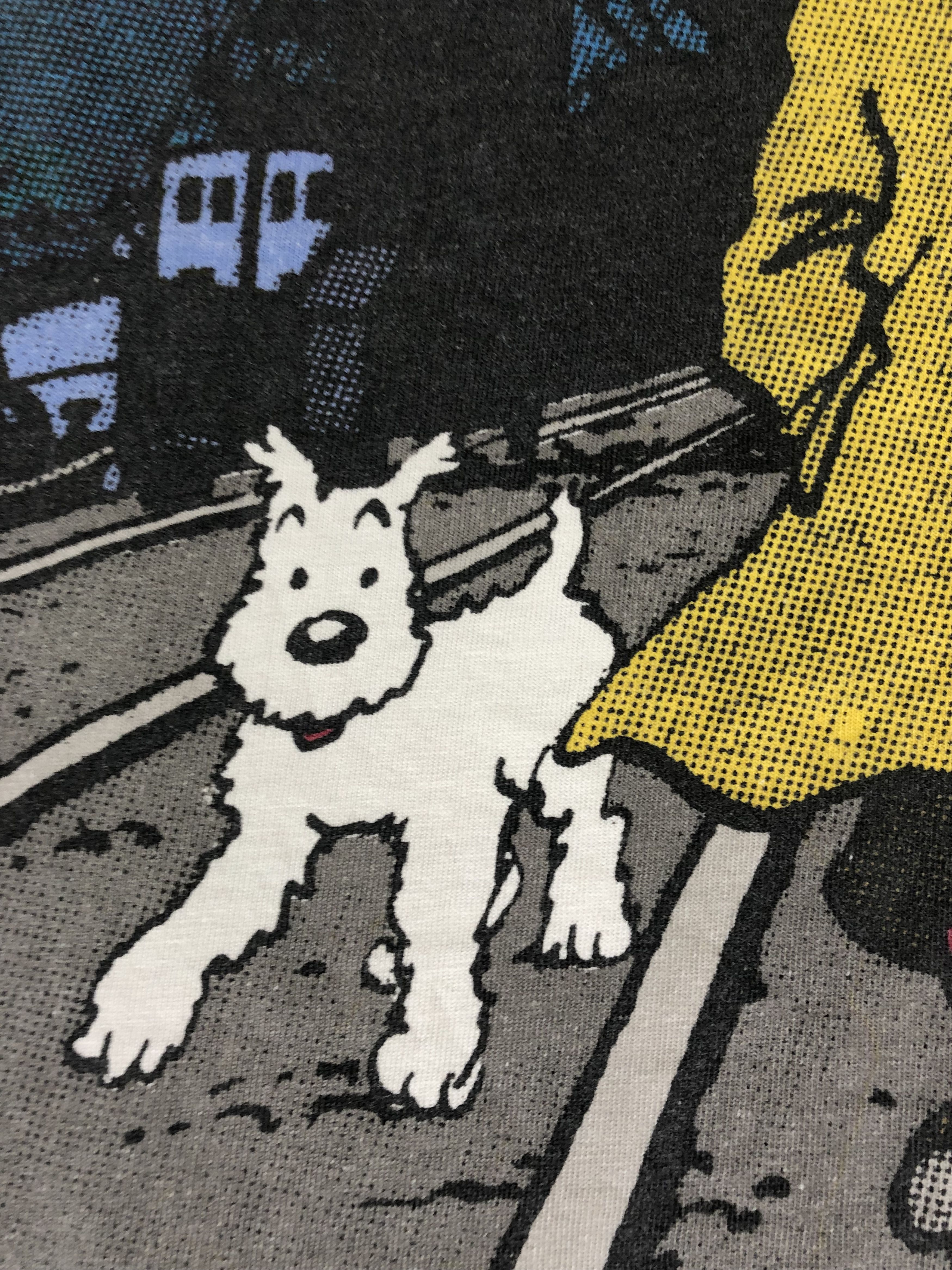 Cartoon Network Vintage 90s The Adventure Of TinTin (Marvel One Piece) Size US L / EU 52-54 / 3 - 6 Thumbnail