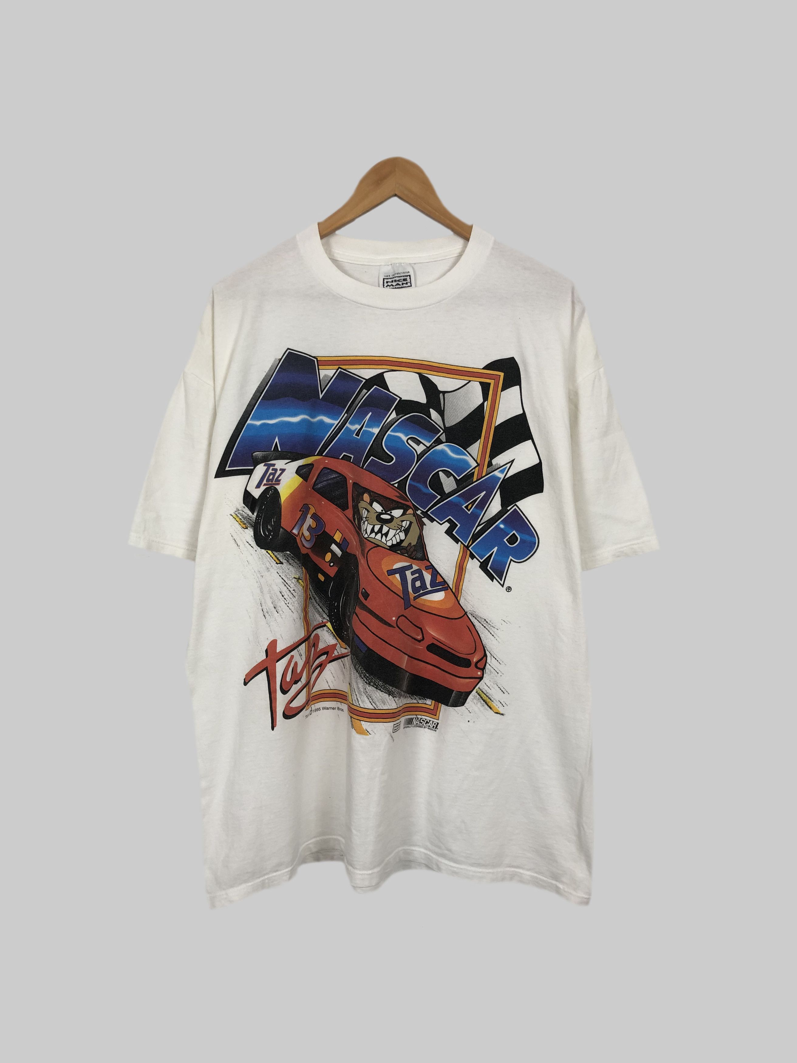 NASCAR Vintage 1995 Taz Nascar Racing (King Lion Little Mermaid) Size US XL / EU 56 / 4 - 1 Thumbnail