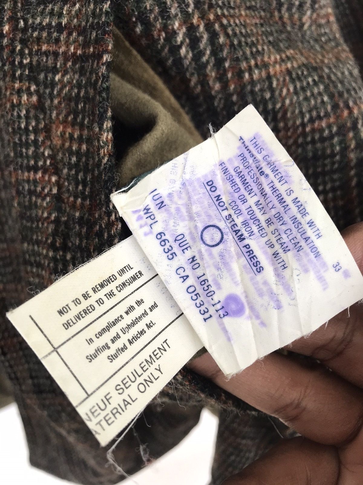 Woolrich Woolen Mills 💥Vintage 90sWoolrich Riversible Hoodie Jacket Size US L / EU 52-54 / 3 - 7 Thumbnail