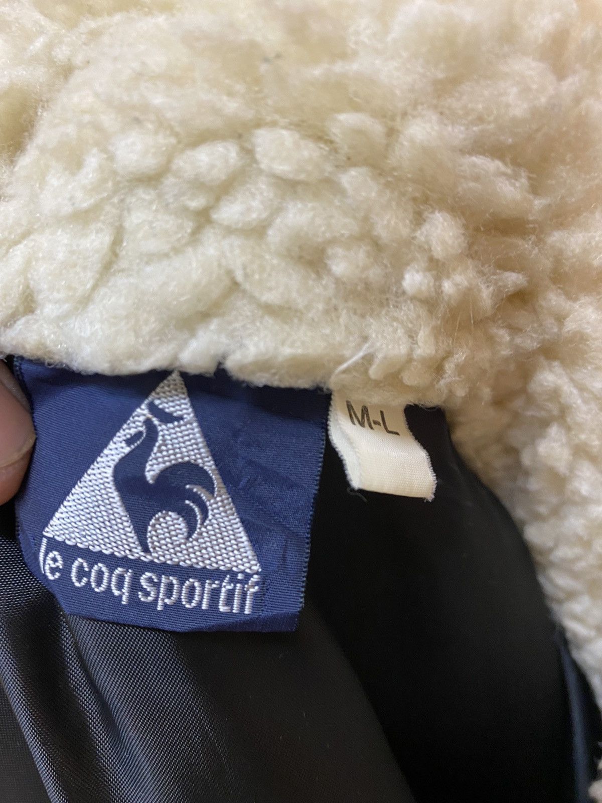 Japanese Brand 🔥Le Coq Sportif Fleece Sherpa Jacket Travis Kanye Style Size US M / EU 48-50 / 2 - 7 Thumbnail