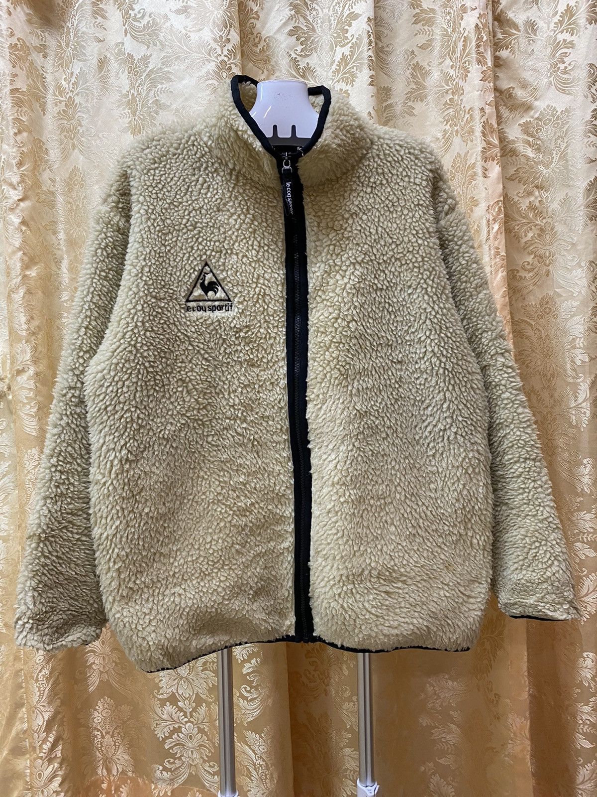 Japanese Brand 🔥Le Coq Sportif Fleece Sherpa Jacket Travis Kanye Style Size US M / EU 48-50 / 2 - 1 Thumbnail