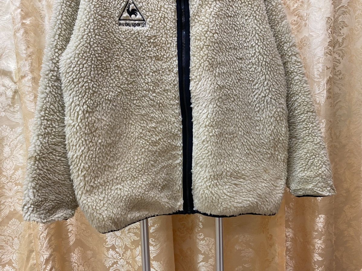 Japanese Brand 🔥Le Coq Sportif Fleece Sherpa Jacket Travis Kanye Style Size US M / EU 48-50 / 2 - 3 Thumbnail
