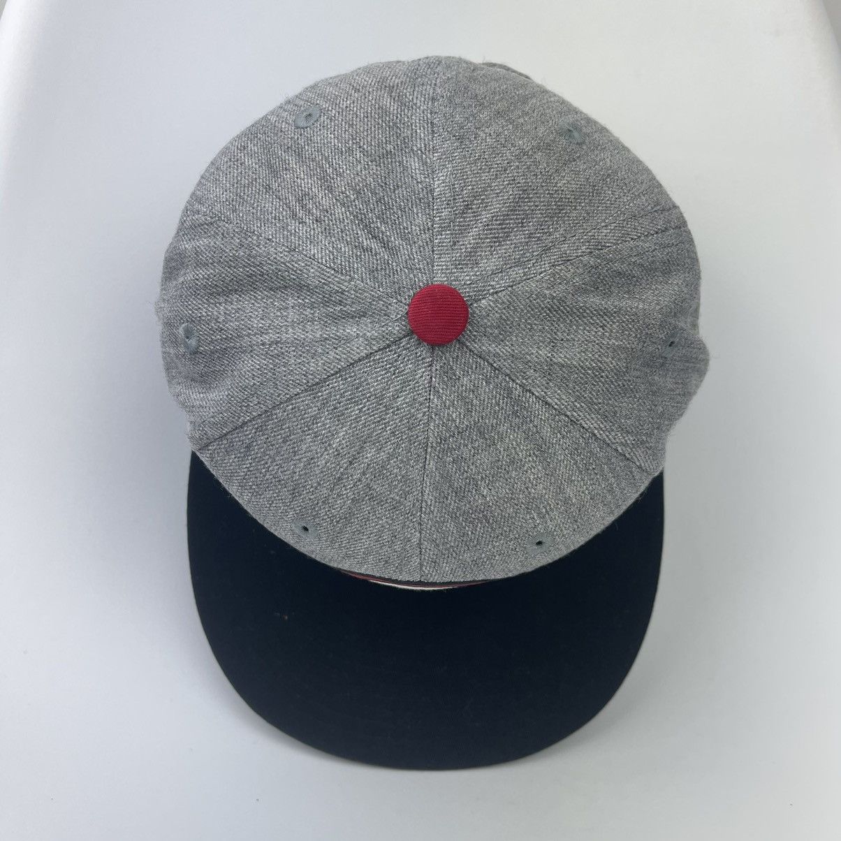 Japanese Brand Skull Shoun White Hat Flat Brim Cap Hat Size ONE SIZE - 6 Thumbnail