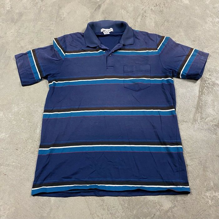 Vintage GRAND SLAM MUNSINGWEAR Sun Faded 80s VTG L Polo Shirt Made USA ...