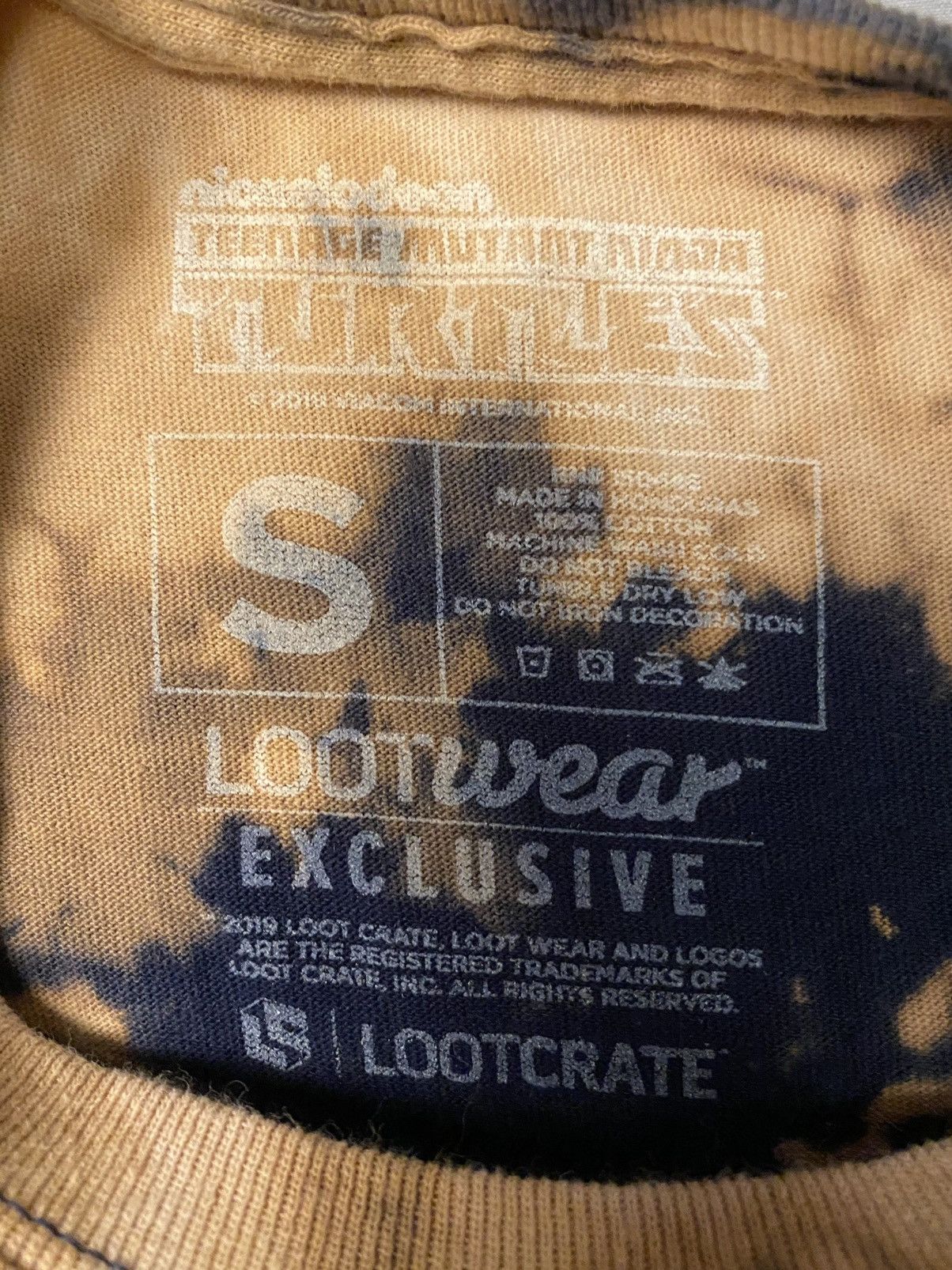 Vintage TMNT Technodrone Acidwash Bleach Tiedye Custom Shirt Size US S / EU 44-46 / 1 - 4 Preview