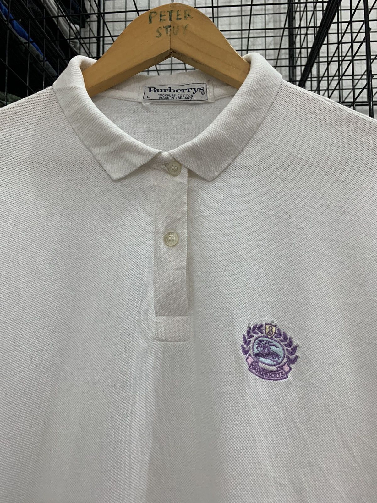 Burberry × Vintage Vintage Burberrys Embroidered Small Logo Size US L / EU 52-54 / 3 - 2 Thumbnail