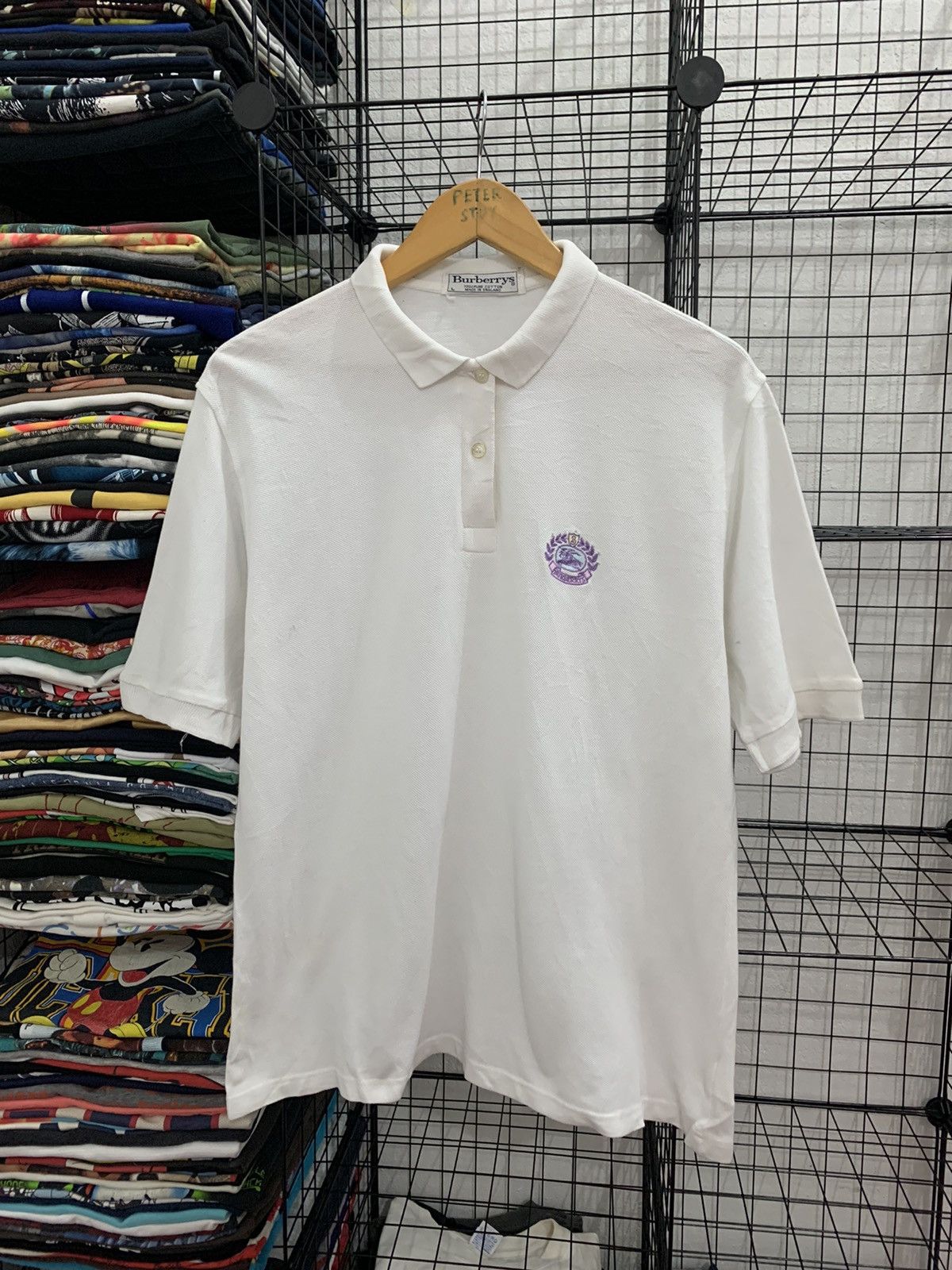 Burberry × Vintage Vintage Burberrys Embroidered Small Logo Size US L / EU 52-54 / 3 - 1 Thumbnail