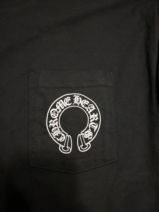 Chrome Hearts Chrome Hearts Horseshoe Logo Longsleeve | Grailed