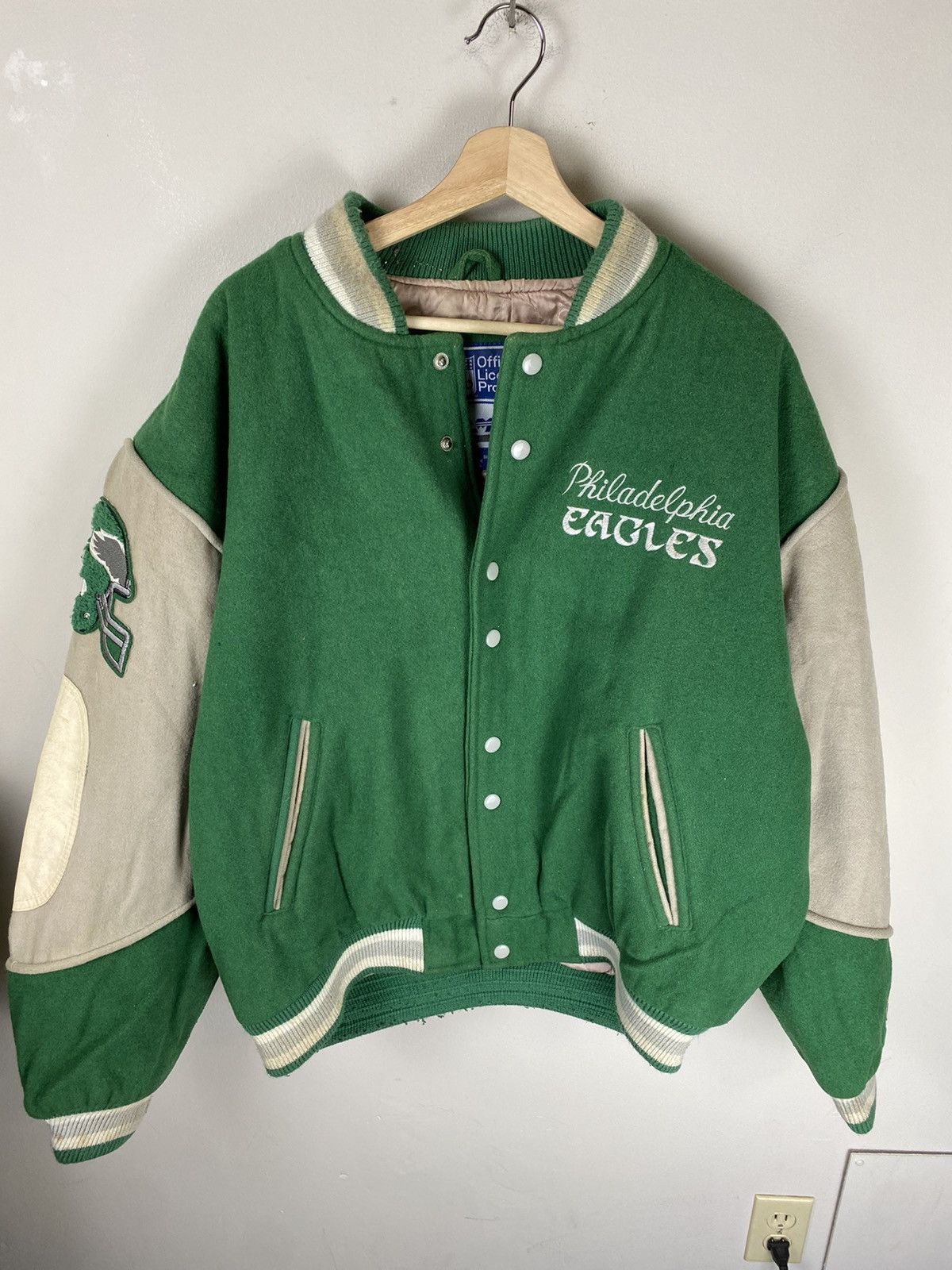 Vintage Vintage NFL Philadelphia Eagles Varsity Jacket Size US XL / EU 56 / 4 - 1 Preview