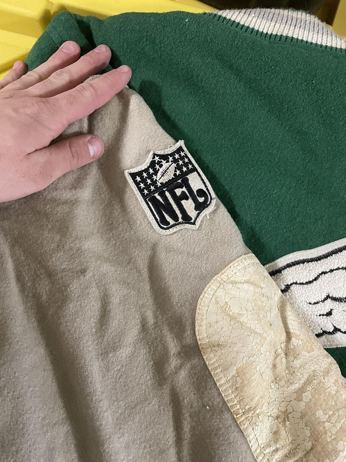 Vintage Vintage NFL Philadelphia Eagles Varsity Jacket Size US XL / EU 56 / 4 - 7 Thumbnail