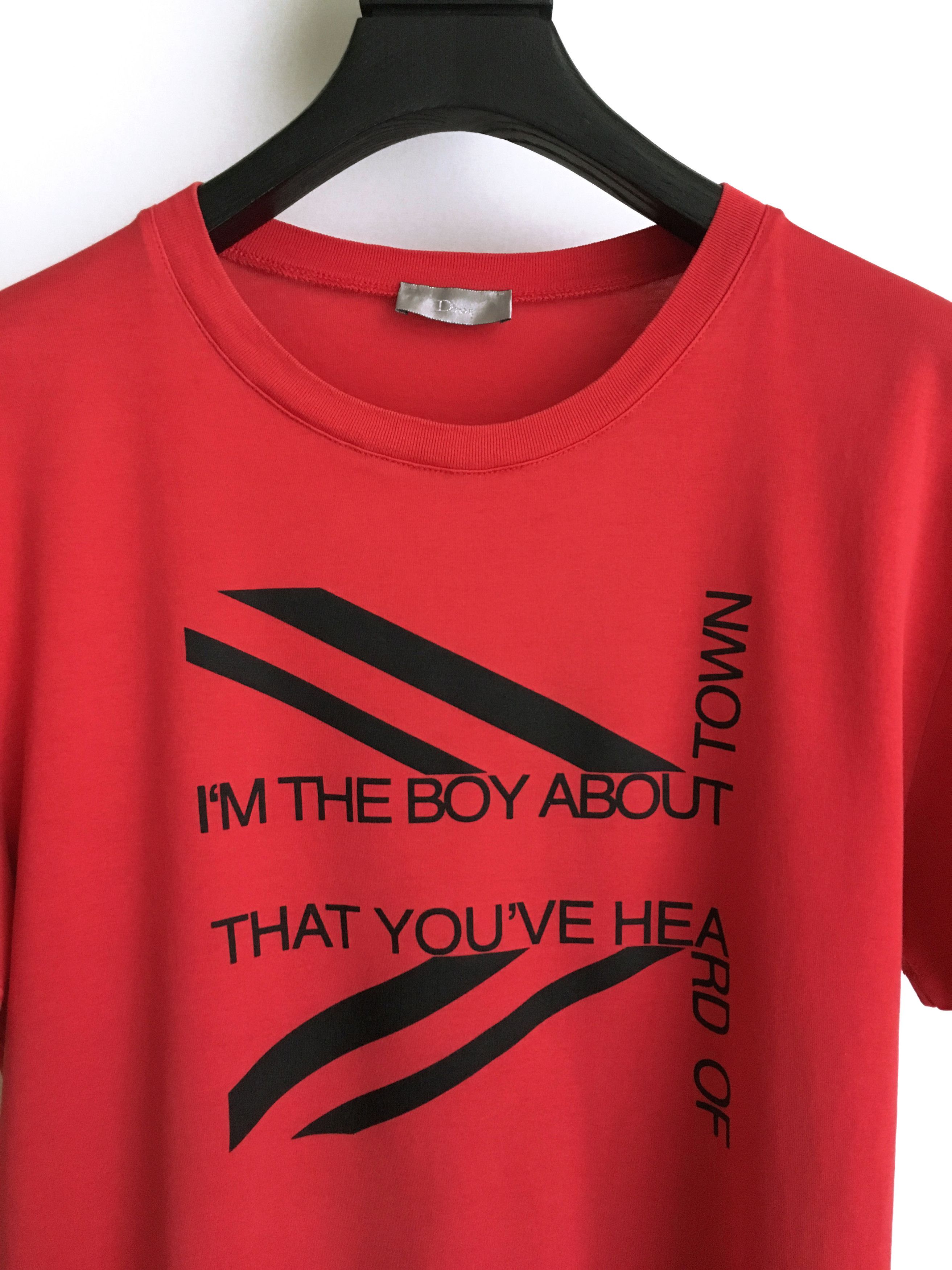 Dior × Hedi Slimane SS06 JAM BOY ABOUT TOWN TEE | Grailed