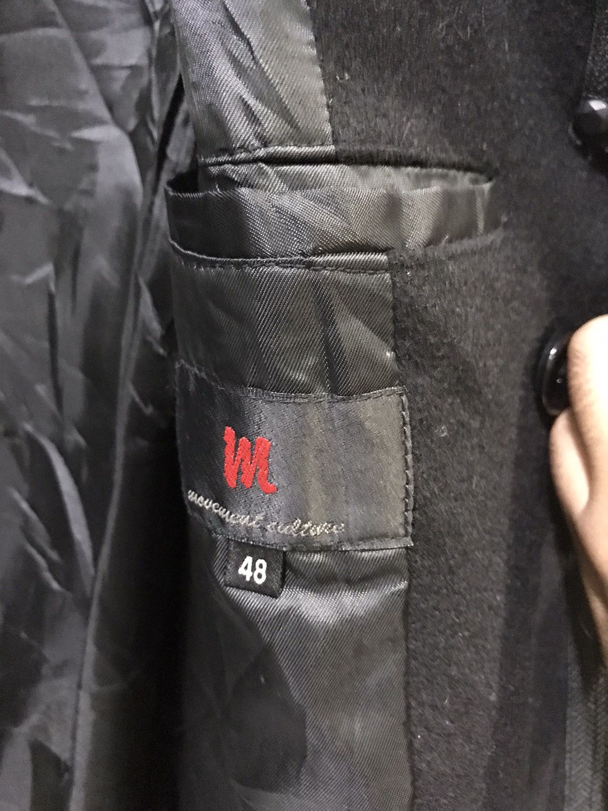 Designer !movement cultive Japan Assymetric Patchwork Overcoat Size S / US 4 / IT 40 - 17 Thumbnail