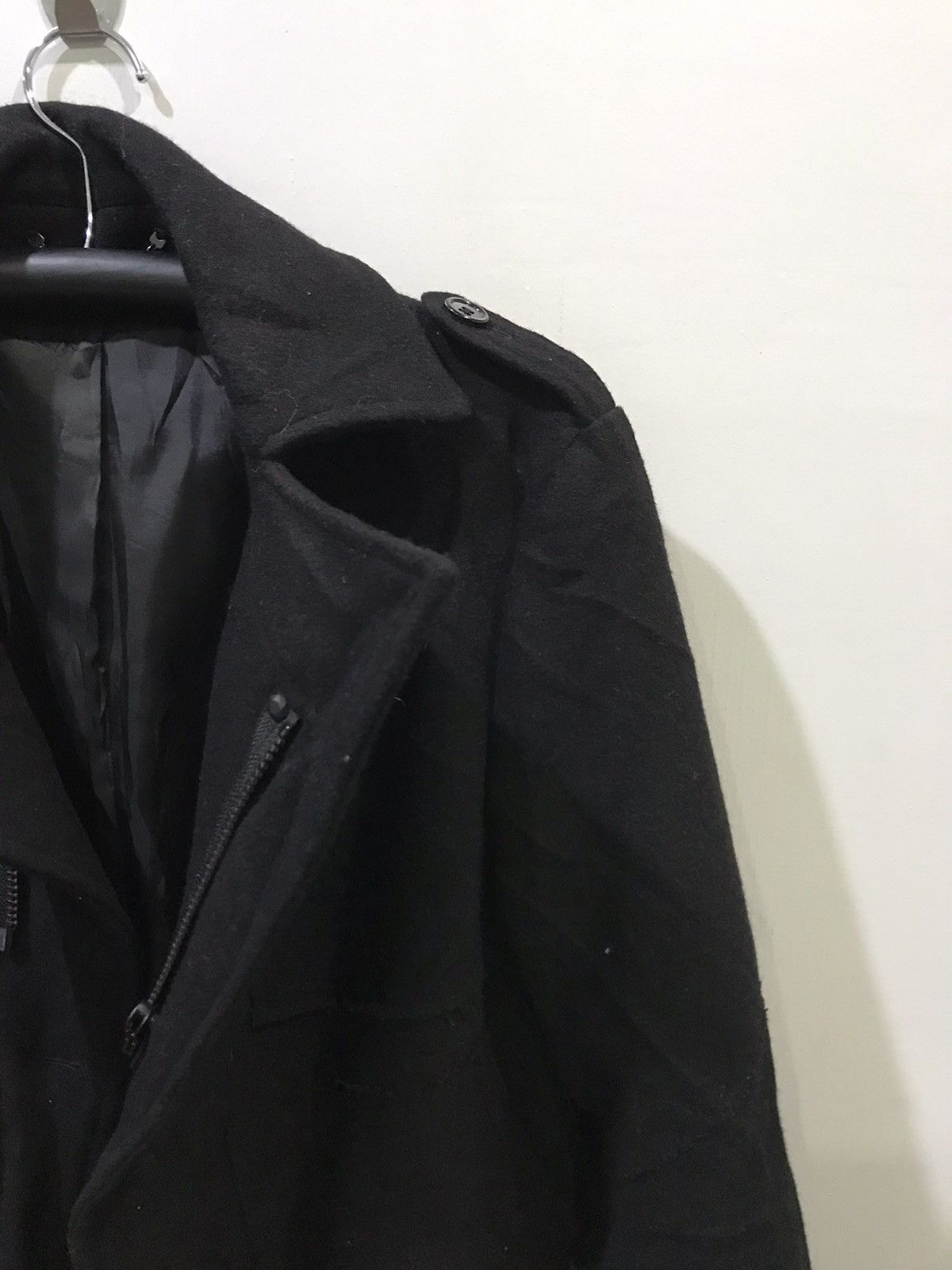 Designer !movement cultive Japan Assymetric Patchwork Overcoat Size S / US 4 / IT 40 - 7 Thumbnail