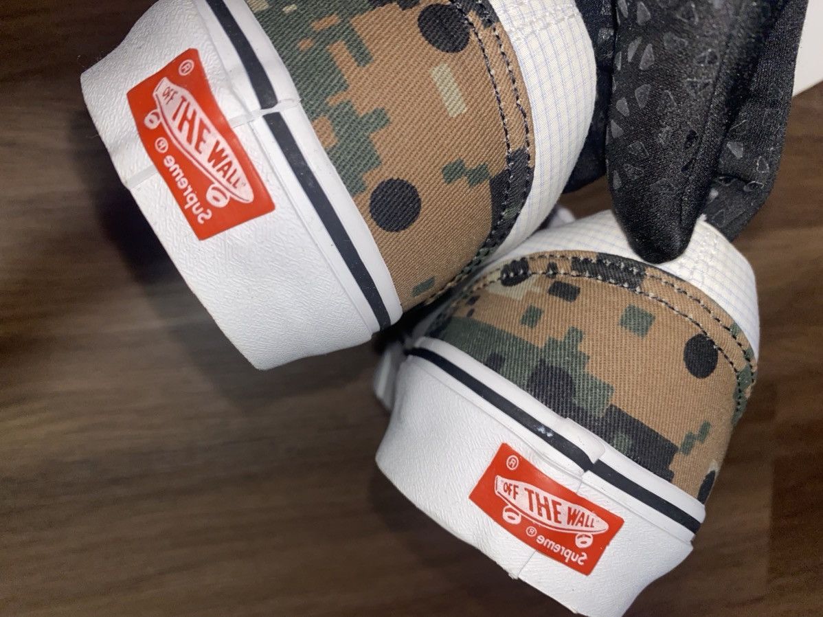 Comme des Garcons × Supreme × Vans VANS X SUPREME X COMME DES GARCONS ERA PRO Size US 9 / EU 42 - 2 Thumbnail