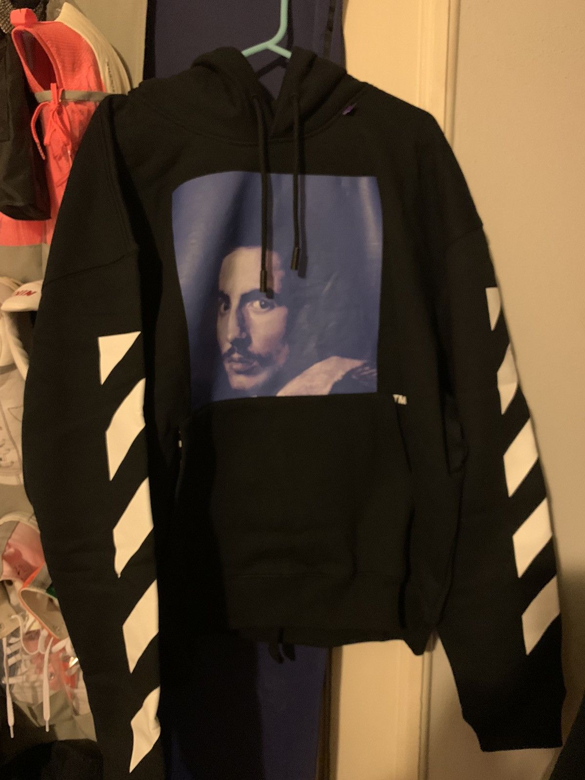 即発 OFF WHITE 18FW DIAG BERNINI L/S TEE W HOODIE PARKA OFF-WHITE DIAGONAL BERNINI HOODIE XS COTTON RED Used | eBay