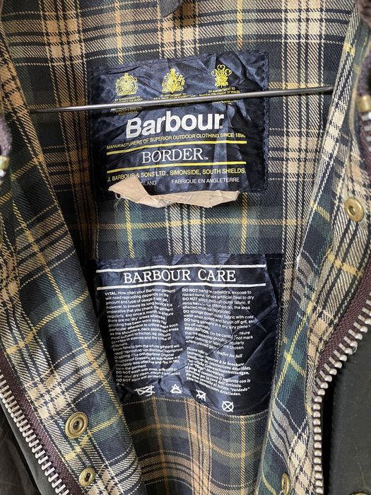 Barbour Vintage Barbour Border Classic Wax Jacket | Grailed