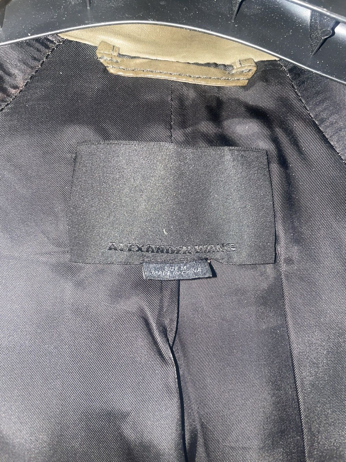 Alexander Wang Mens Olive Calfskin Trenchcoat Size US M / EU 48-50 / 2 - 2 Thumbnail