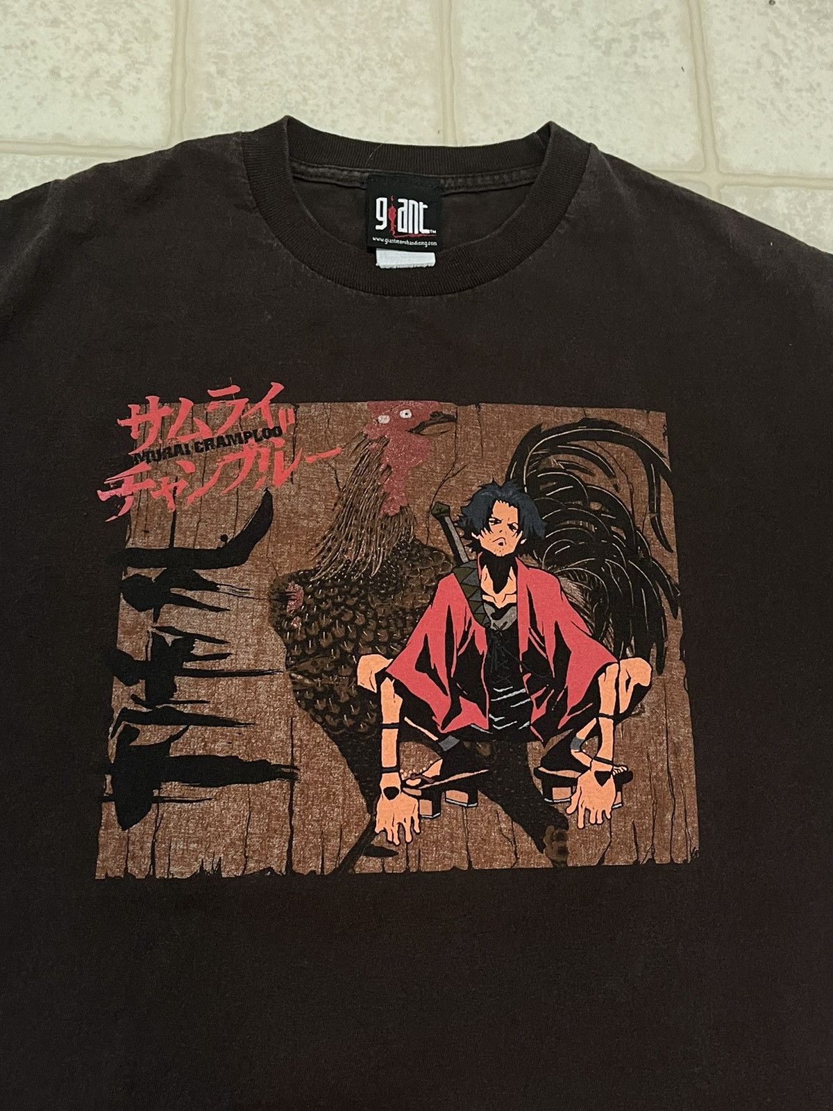 00S giant SAMURAI CHAMPLOO Mugen T-Shirt JP Size L Free