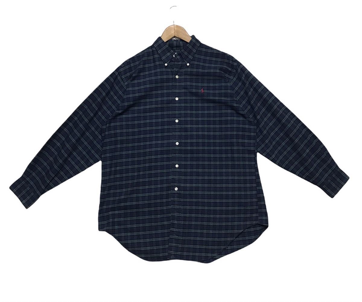 Polo Ralph Lauren × Vintage Vintage tartan polo ralph lauren small pony button up shirt Size US L / EU 52-54 / 3 - 1 Thumbnail