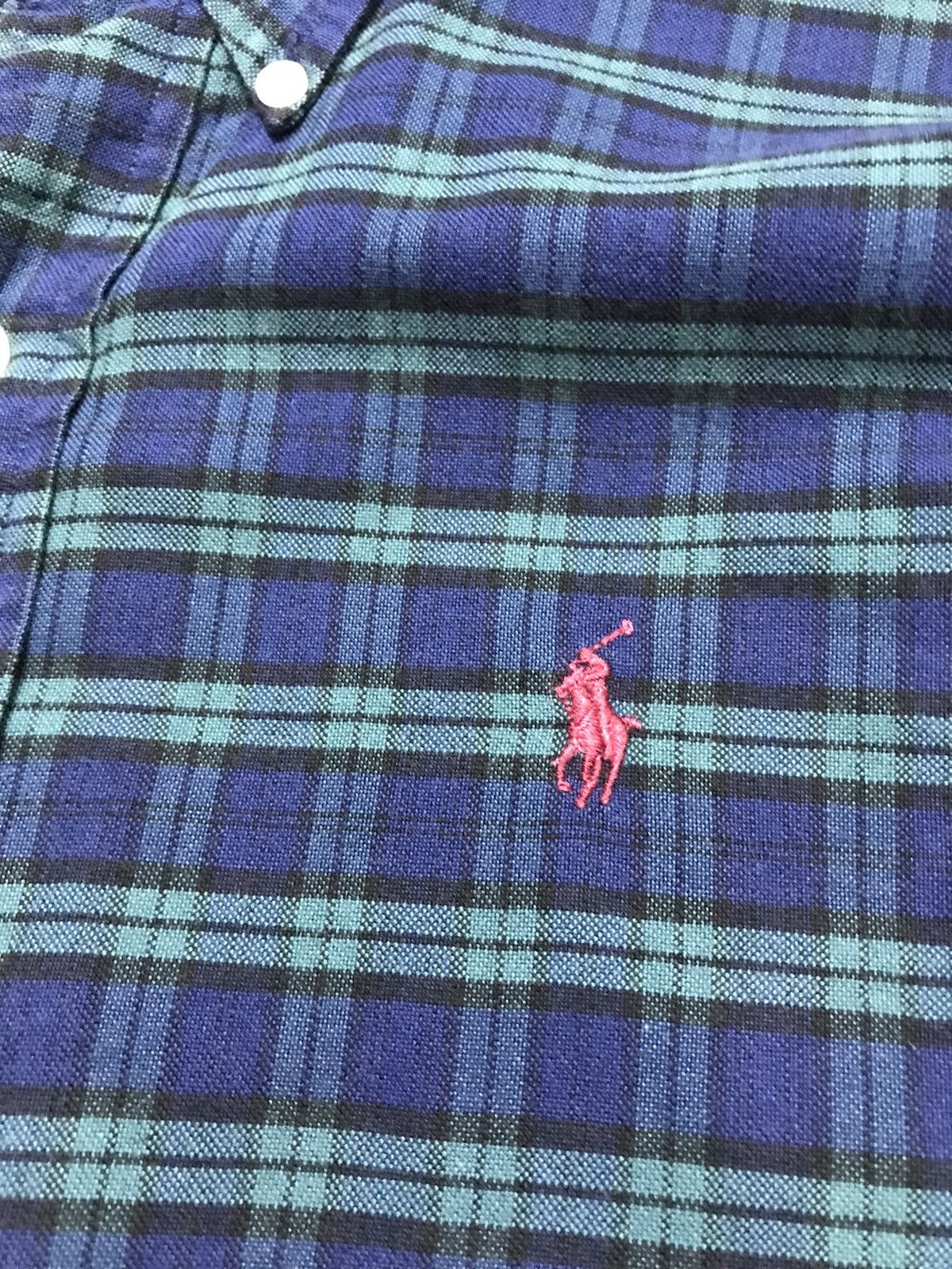 Polo Ralph Lauren × Vintage Vintage tartan polo ralph lauren small pony button up shirt Size US L / EU 52-54 / 3 - 5 Thumbnail