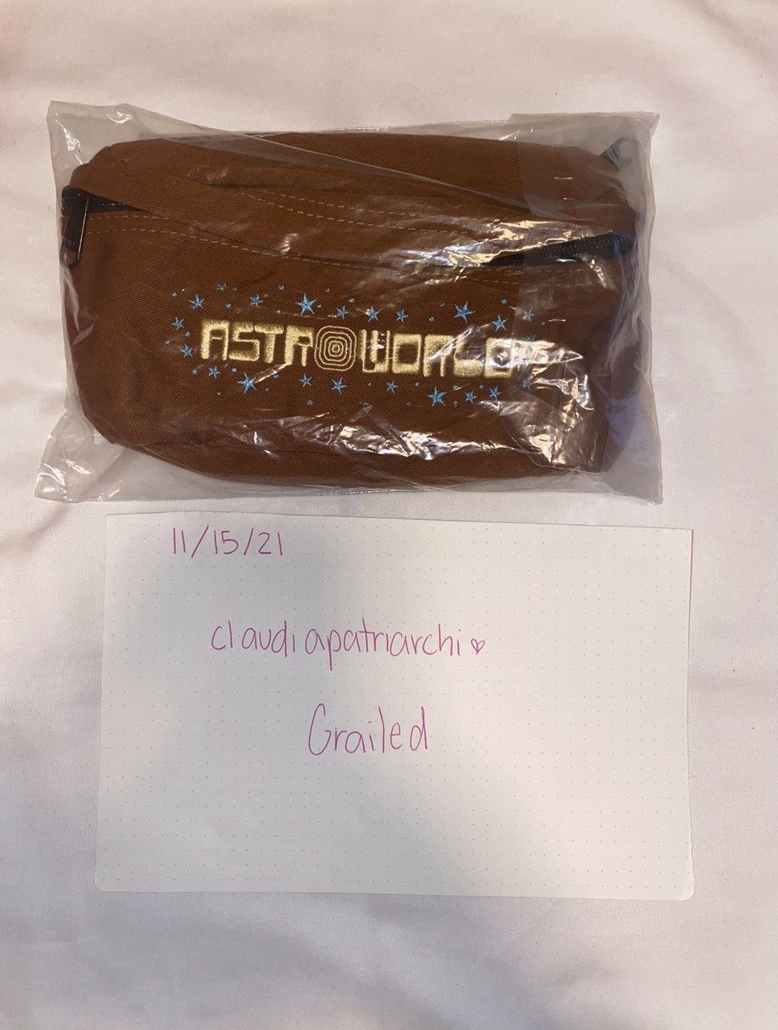 Travis Scott Travis Scott astroworld 2021 Fanny pack Size ONE SIZE - 2 Thumbnail