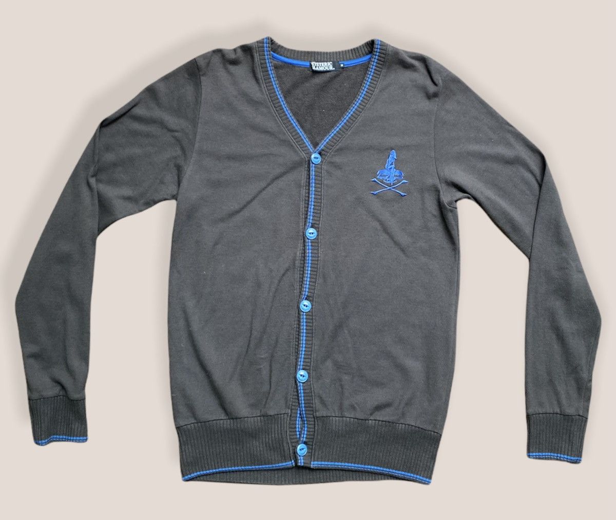 トップス HYSTERIC GLAMOUR X WDS Knit Cardigan Hysteric Glamour “Bulldog” Knit Cardigan | neverlandsupply