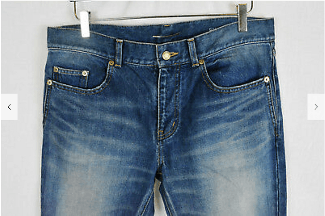 Hedi Slimane 2016 461223 y897m denim jeans whisker Hedi Silmane D02 ...