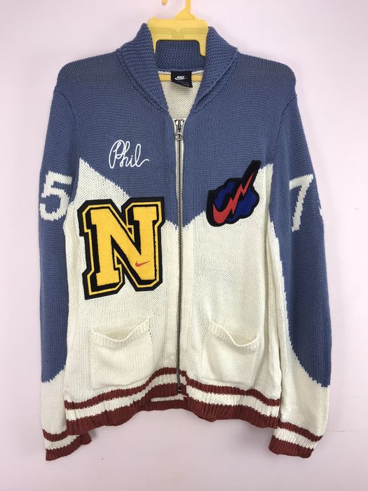 Nike Nike Phil Knight Pro Club With a Nostalgic Varsity Sweater