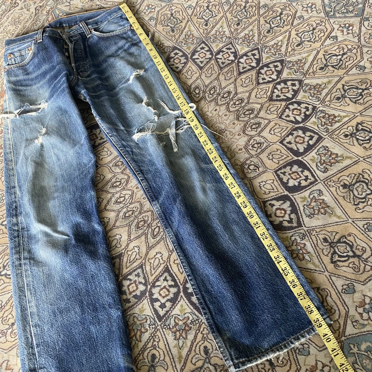 Levi's Vintage Levis 501 Distressed Grunge Jeans Size US 29 - 16 Thumbnail