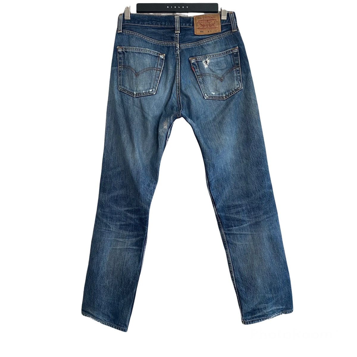 Levi's Vintage Levis 501 Distressed Grunge Jeans Size US 29 - 2 Thumbnail