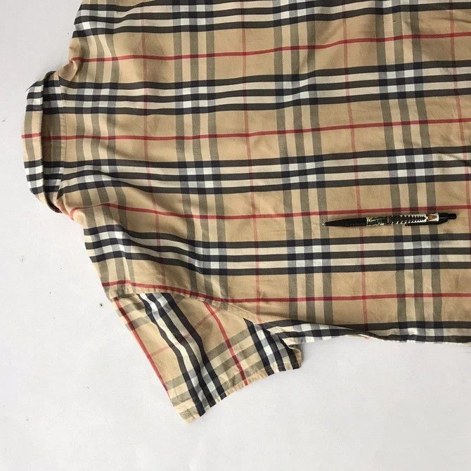 Burberry 💣 OFFER Vtg BURBERRY LONDON Nova Check Button Up Shirt Size M / US 6-8 / IT 42-44 - 6 Thumbnail
