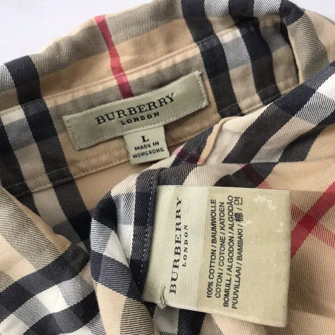 Burberry 💣 OFFER Vtg BURBERRY LONDON Nova Check Button Up Shirt Size M / US 6-8 / IT 42-44 - 4 Thumbnail