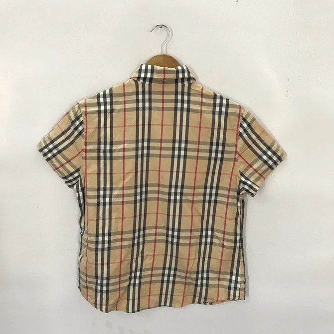 Burberry 💣 OFFER Vtg BURBERRY LONDON Nova Check Button Up Shirt Size M / US 6-8 / IT 42-44 - 3 Thumbnail