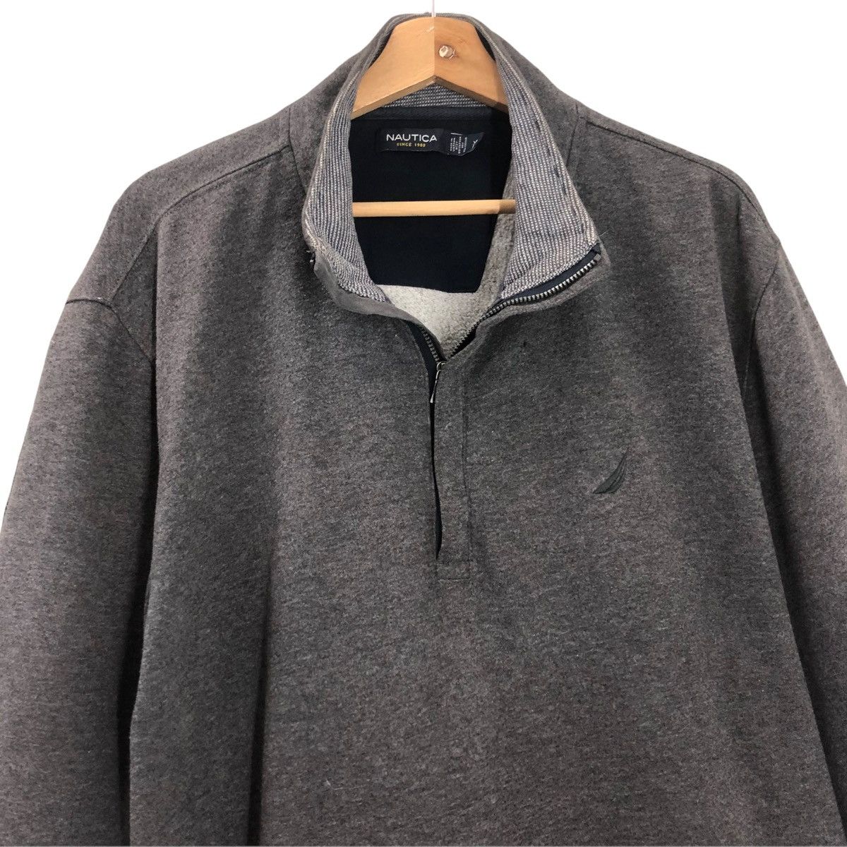 Nautica Vintage 90s Nautica Halfzip Sweatshirt Size M Size US XL / EU 56 / 4 - 5 Thumbnail