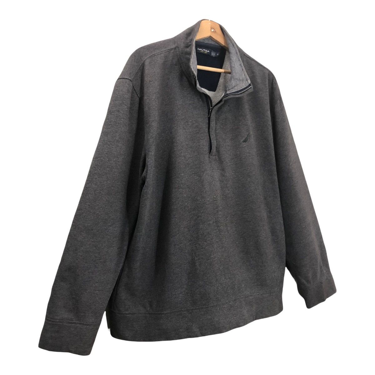 Nautica Vintage 90s Nautica Halfzip Sweatshirt Size M Size US XL / EU 56 / 4 - 2 Thumbnail