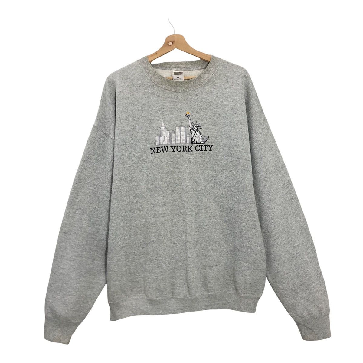 Vintage Vintage 90s New York City Crewneck Sweatshirt Size M Size US XL / EU 56 / 4 - 1 Thumbnail
