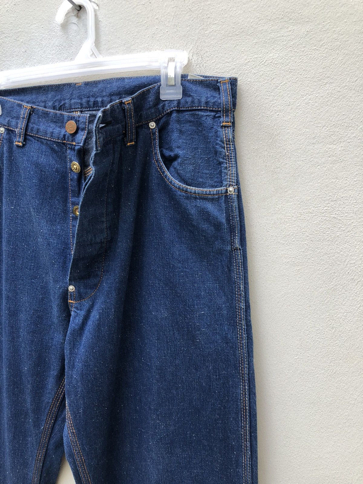 Vintage Rail Chief Union Made Japan Denim Work Pant Size US 34 / EU 50 - 7 Thumbnail