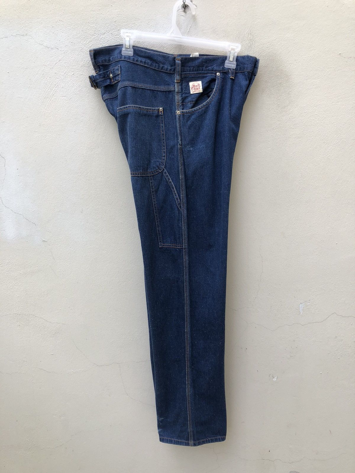 Vintage Rail Chief Union Made Japan Denim Work Pant Size US 34 / EU 50 - 18 Thumbnail