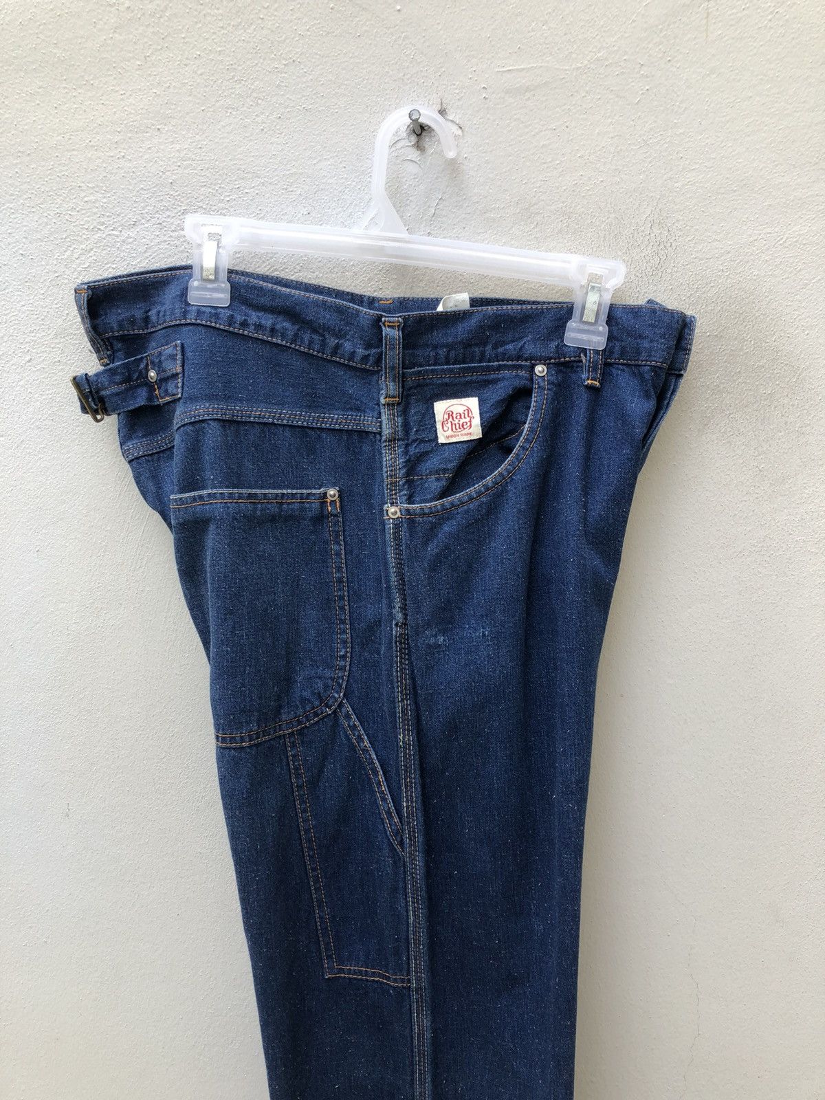 Vintage Rail Chief Union Made Japan Denim Work Pant Size US 34 / EU 50 - 19 Thumbnail