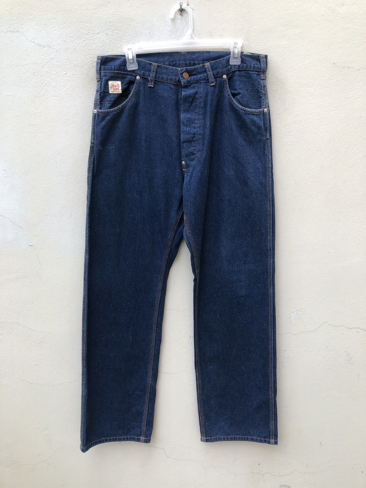 Vintage Rail Chief Union Made Japan Denim Work Pant Size US 34 / EU 50 - 1 Thumbnail