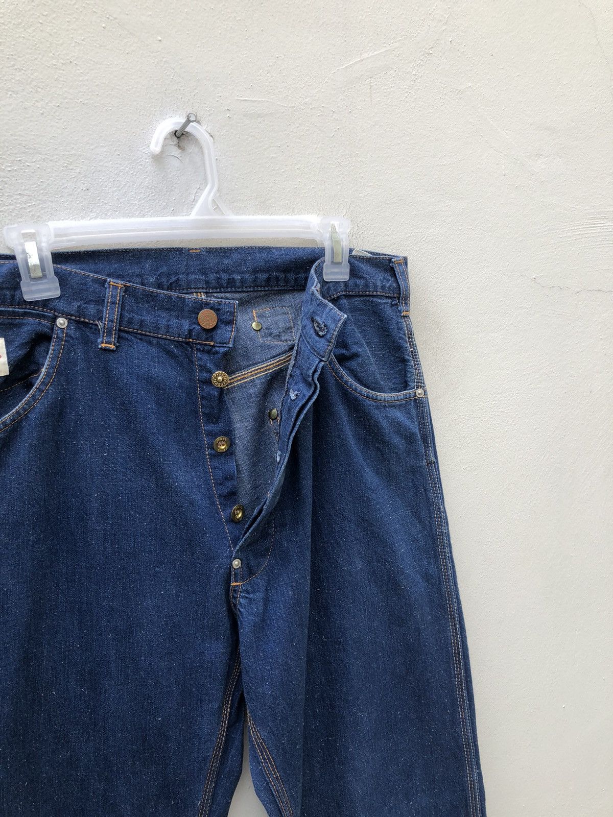 Vintage Rail Chief Union Made Japan Denim Work Pant Size US 34 / EU 50 - 4 Thumbnail