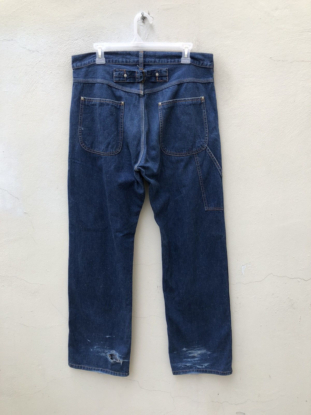 Vintage Rail Chief Union Made Japan Denim Work Pant Size US 34 / EU 50 - 9 Thumbnail