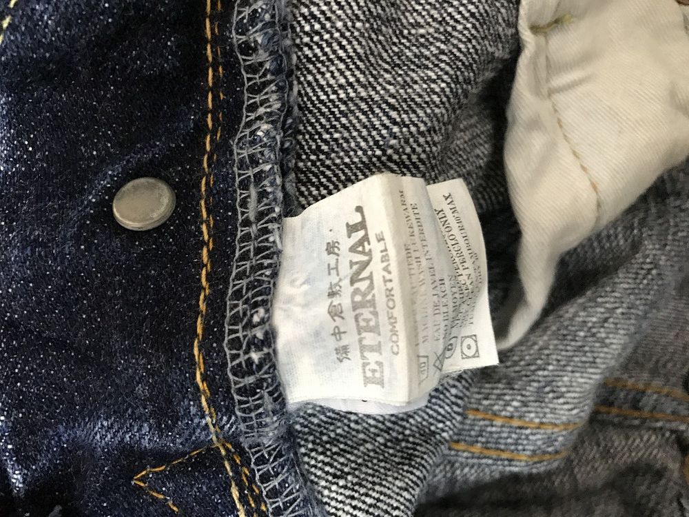 Eternal ETERNAL Made in Japan Rips Distressed Buttonfly Denim Jeans Size US 29 - 13 Thumbnail