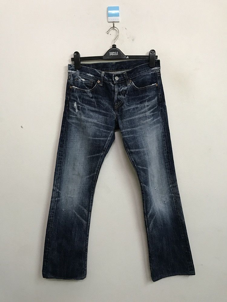 Eternal ETERNAL Made in Japan Rips Distressed Buttonfly Denim Jeans Size US 29 - 3 Thumbnail