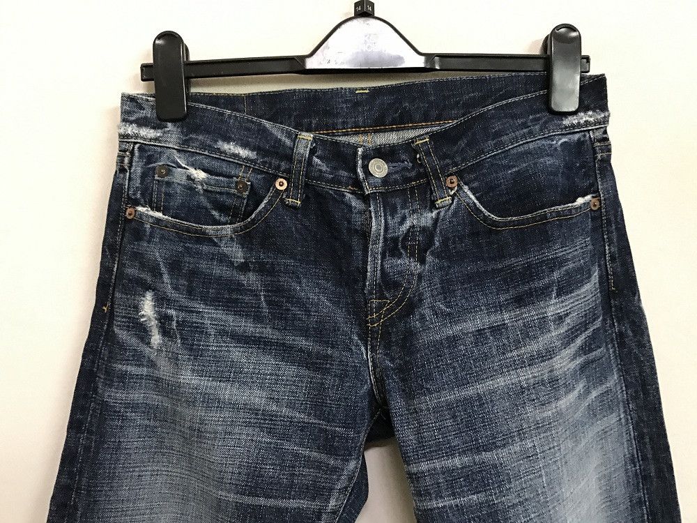 Eternal ETERNAL Made in Japan Rips Distressed Buttonfly Denim Jeans Size US 29 - 1 Thumbnail